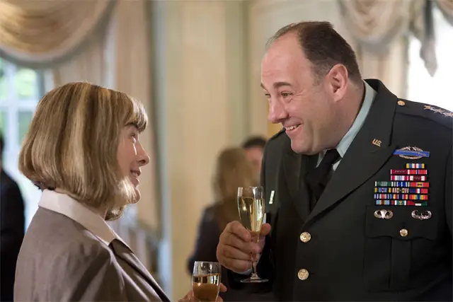 British satire In the Loop stars James Gandolfini as a U.S. general struggling with his British counterpart to stop the build-up to the Iraq war in the midst of military intrigue and ludicrous media missteps. A.O. Scott at the Times raves, "The plot is as intricate and elegant as a computer circuit board, though at times it looks more like a tangle of crossed wires. The short summary is that everybody betrays everybody else, that opportunism trumps idealism and that telling the truth is a matter of tactical calculation rather than ethical imperative."Nobodyâs motives are pure, and when itâs all sorted out, the killing will start. The audience, meanwhile, is likely to die laughing. While In the Loop is a highly disciplined inquiry into a very serious subject, it is also, line by filthy line, scene by chaotic scene, by far the funniest big-screen satire in recent memory."